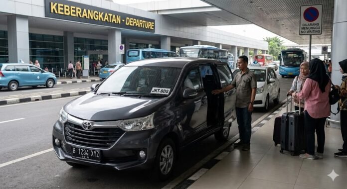 Ilustrasi Taxi Ilegal didepan sebuah bandara