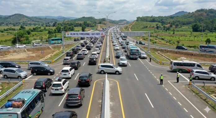 Ilustrasi jalan tol fungsional