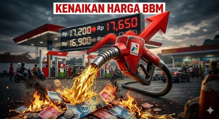 Ilustrasi kenaikan harga BBM