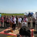 Bupati Jember Muhammad Fawait SE. MSc. resmikan penerbangan Jember - Surabaya